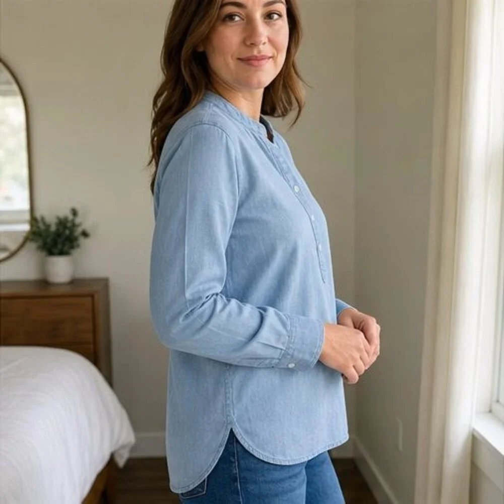 Sand Pleated Blouse